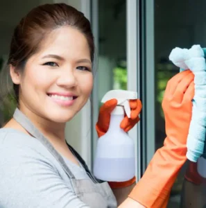 cleaning windows