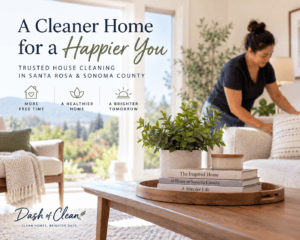 Deep cleaning vs regular cleaning in a Santa Rosa home
